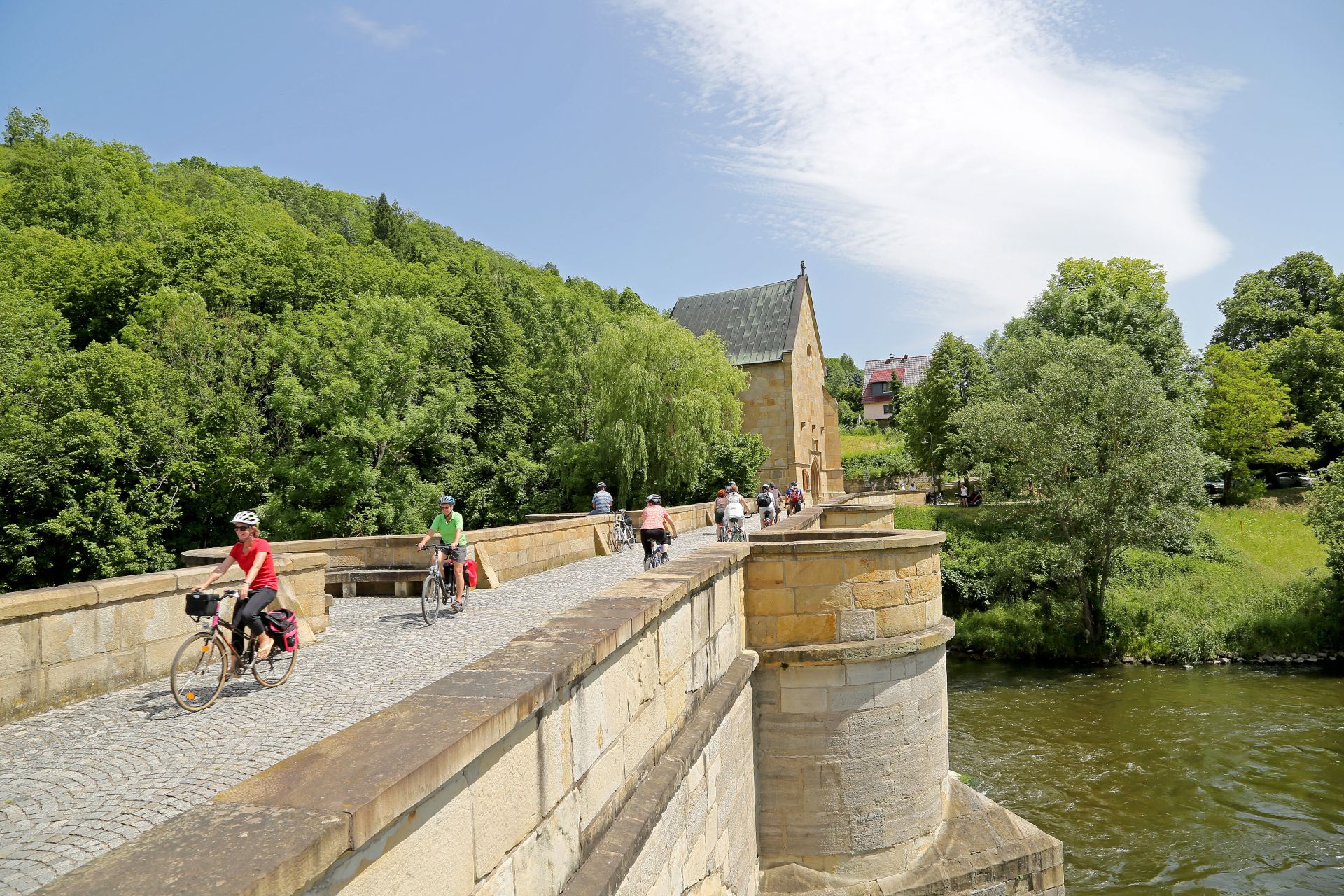 Werratal-Radweg - Brücke Creuzburg