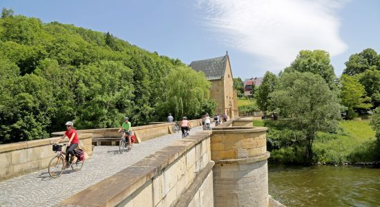 Werratal-Radweg - Brücke Creuzburg