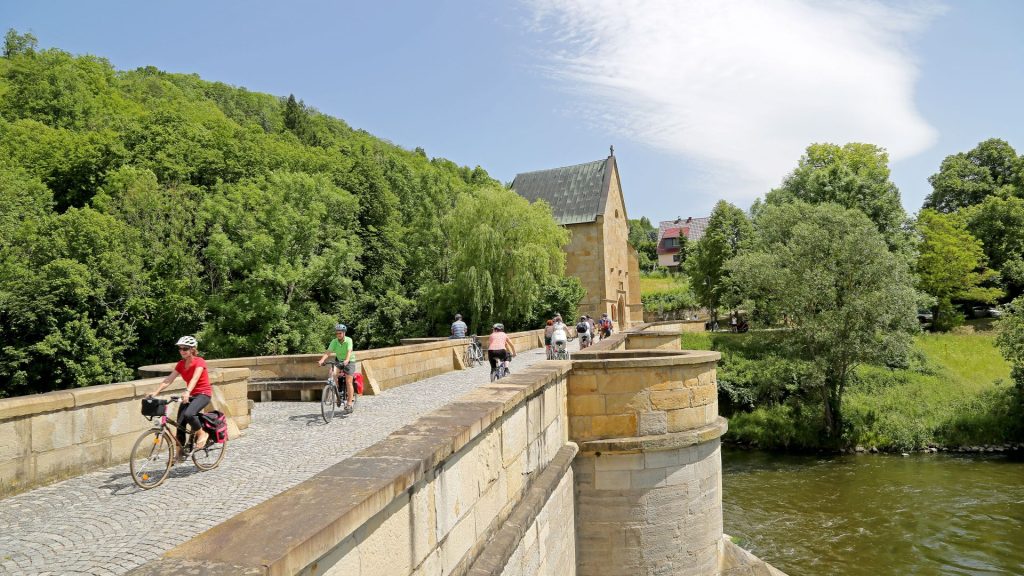 Werratal-Radweg - Brücke Creuzburg